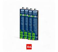 4X DINITROL 425 UV Nero, Cartuccia Da 300Ml Colla E Sigillante