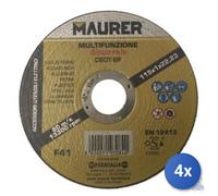 4x Disco Maurer Multifunzione Conf 5 1 Mm 115X1,0