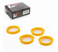 4X Distanza Anelli Centratori Gialli Alufelgen Ø 70,0 Mm - Ø 60,1 Mm Per MINI