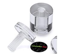 4x distanziatori acrilici trasparenti, supporti per pannelli e display, 25x25mm