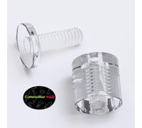 4x distanziatori trasparenti effetto vetro acrilico plastica pannelli 19x19mm