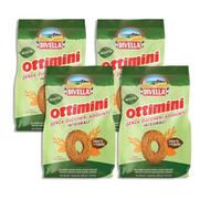4X Divella Ottimini Frollini Integrali Friabili Senza Zuccheri Aggiunti Fonte di Fibre 400g