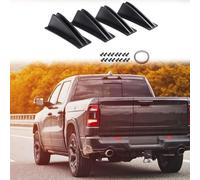 4x Divisori Diffusori Posteriori Spoiler Universale Protettore Nero Leggero Ali