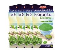 4X Dolfin Sensofreddo La Granita Siciliana Gusto Menta Fresca Pronta da Congelare 200ml [4 confezioni]