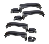 4x Door Handle Exterior Fit for Nissan Versa 2007-2012 Front Rear Left Right
