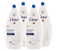 4x Dove Bagnodoccia Idratante Morbidezza e Nutrimento Bagnoschiuma Nutriente - 4 Flaconi da 450 ml