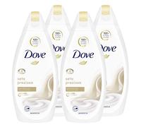 4x Dove Bagnodoccia Idratante Seta Preziosa Bagnoschiuma Pelle Effetto Seta - 4 Flaconi da 450 ml