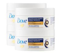 4x Dove Ricostruzione Intensiva Maschera per Capelli Danneggiati - 4 Barattoli da 200ml ognuno