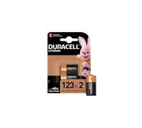 4X Duracell 123 Batterie Lithium (2 Blister da 2 Batterie) 4 Pile