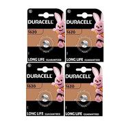 4X Duracell 1620 (4 Blister Da 1 Batteria) 4 Pile (CR1620)