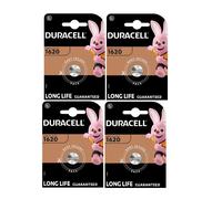 4X Duracell 1620 (4 Blister Da 1 Batteria) 4 Pile (CR1620)