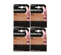 4X Duracell 364 (4 Blister Da 1 Batteria) 4 Pile (SR621/V364/SR60/SR621W)