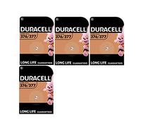 4X Duracell 376/377 SR626 SR626SW Con Ossido D'Argento (4 Blister Da 1 Batteria) 4 Pile