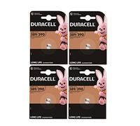 4X Duracell 389/390 SR1130 Con Ossido D'Argento (4 Blister Da 1 Batteria) 4 Pile
