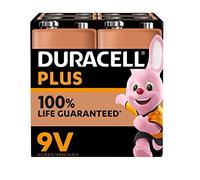 4X Duracell 9V Plus 6LR61/MN1604 Alcalina (1 Blister Da 4 Batterie) 4 Pile