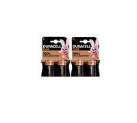 4X Duracell C Plus LR14/MN1400 Alcaline (2 Blister da 2 Batterie) 4 Pile