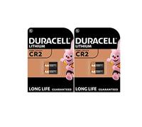 4X Duracell CR2 (2 Blister Da 2 Batterie) 4 Pile