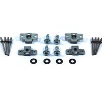 4x dzus Viti Argento Esagonale Allen Fissaggio Quarter Giri Moto carenatura 17mm