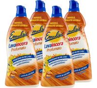 4x Emulsio Lavaincera Profumato Parquet Argan Lava e Lucida 950 ml