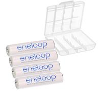 4X ENELOOP Micro Batteria BK-4MCCE/BF1 Ni-MH 1,2V 800mAh Sfuso + Scatola