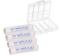 4X ENELOOP Micro Batteria BK-4MCCE/BF1 Ni-MH 1,2V 800mAh Sfuso + Scatola