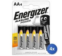 Energizer Pile Std - Alcaline Stilo, 4 Pezzi