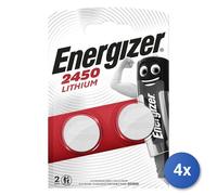 4x Energizer CR2450 Batteria monouso Litio 2 pz 3 V