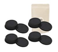 4x EOS BO - Tappo innesto corpo macchina + copriobiettivo posteriore retro per Canon EOS EF e EF-S - Compatibile con tutte le fotocamere DSLR di Canon - Adaptout marca francese
