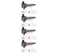 4X EPS 1.970.459 Bobina Di Accensione Per Peugeot 108