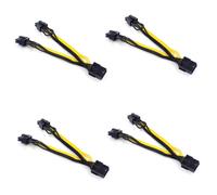 4X EPS CPU 8Pin Un 2 Porte PCIe 8Pin Dual PCI-E 6 + 2Pin Y Splitter Miner GPU Scheda Grafica Cavo 20CM