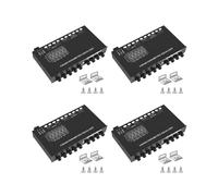 4X Equalizzatore Audio per Auto un 5 Bande, Equalizzatore Grafico per Amplificatore per Auto Regolabile un 5 Bande con Interruttore di Selezione