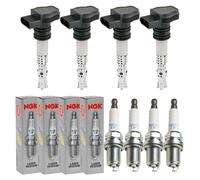 4x Era Bobina Accensione + 4x Iridio Laser Candela NGK per Suzuki Jimny SUV