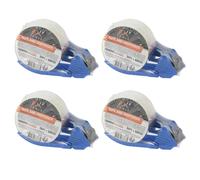4x Ergonomica Distributore per Pacchetto Incl. Nastro Adesivo Pacchi Rotolo