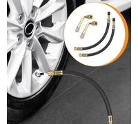 4x Estensione Stelo Valvola Pneumatica RV Adattatore In Ottone A 90 Gradi