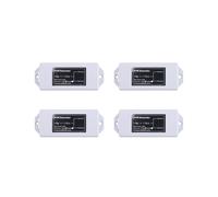 4X Estensore POE da 1 Un 2 Porte 100Mbps IEEE 802.3Af/At Standard 48V per Telecamera IP NVR POE Extend 100 Metri per Portata POE