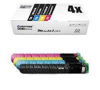 4x Eurotone Toner per Ricoh Aficio MP C 2051 2551 AD sostituisce 842061-842064 TYPE-MPC2551 TYPEMPC2551 Set