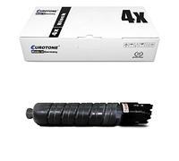 4x Eurotone Toner per Ricoh SP C440 C440DN C431dnhw C431dnht C441 C431dn-hs C430 C430dn C441DN sostituisce 821074 TYPESPC430E Nero