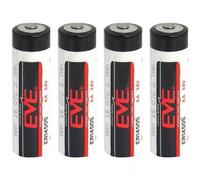 4x EVE ER14505 AA 3.6V Batteria Litio Li-SOCl2 LS14500 BULK Celle