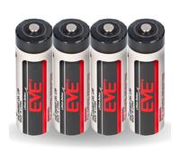 4x EVE ER14505 Aa Litio Cloruro Tionile 3,6V 2400mAh Batteria