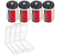 4X EVE Litio 3,6V Batteria ER14250 1/2 AA ER 14250 + Scatola