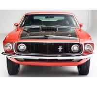 4x Faro 1969 Ford MUSTANG Mach1 Conversione US - Eu - Mki Mark I 69 Conversione