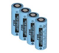 4X FDK Litio 3V Batteria CR 17450ER A - Cella Ad Alta Potenza