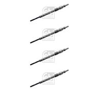 4x Febi 38833 Candelette per Opel Corsa D Fiat Peugeot Citroën Suzuki Chevrolet