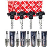 4x Febi BILSTEIN Bobina + Beru Candela per Toyota Avensis Station Wagon