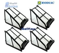 4x FILTRO DI RICAMBIO PER PULITORE ZODIAC VORTEX 1 200 MICRON W2199A