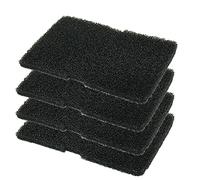 4X Filtro per asciugatrice Beko Evaporatore Schiuma Spugna 2964840100 Base Filtro 245x158mm