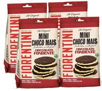 8X Fiorentini Mini Choco Rice Gallette Riso Cioccolato Fondente 60g