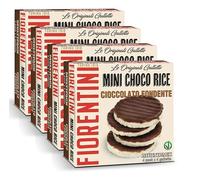 4X Fiorentini Mini Choco Rice Mini Gallette di Riso Ricoperte al Cioccolato Fondente 64g