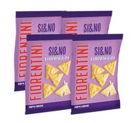 4X Fiorentini Si&No Pop's Cheese Mini Gallette di Mais al Formaggio Non Fritto (Senza Glutine - Gluten Free) 40g
