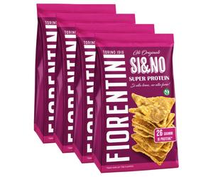 4X Fiorentini SI&NO Super Protein Mini Gallette Lenticchie e Ceci Vegane 80g